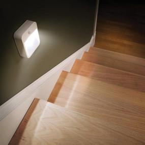 img 1 attached to White MB722 Battery Powered Motion Sensing LED Stick Anywhere Night Light by Mr. Beams - 1-Pack