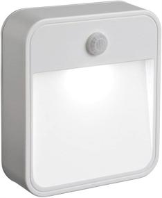 img 4 attached to White MB722 Battery Powered Motion Sensing LED Stick Anywhere Night Light by Mr. Beams - 1-Pack