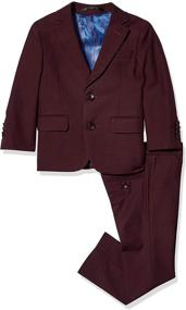 img 2 attached to 👔 Isaac Mizrahi Boys' Wool Blend 2-Piece Slim Fit Suit