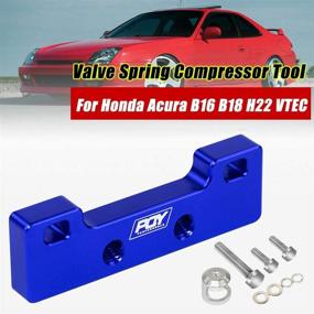 img 4 attached to 🔧 PQY Honda Acura B16 B18 H22 VTEC Blue Valve Spring Compressor Tool: Efficient Removal for Engine Maintenance