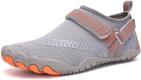 img 2 attached to Semdero Unisex Water Shoes: Quick Dry, Zero Drop Comfort - Multifunction Aqua Sports Shoes for Swimming, Walking, Diving, Surfing, Beach, Pool, Yoga