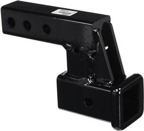 img 1 attached to 🚚 Meyer FHK45054 Receiver Hitch Extension: 4" Drop/Rise, Black - Enhance Towing Efficiency!