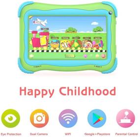 img 4 attached to 👶 Kids Tablet 7 Android | Quad Core | WiFi | Dual Camera | Parental Control