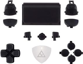 img 3 attached to 🎮 eXtremeRate Black Full Set Buttons Repair Kits for Playstation 4 Controller - Replacement D-pad, R1L1 R2L2 Triggers, Touchpad, Action, Home, Share, Options Buttons - PS4 Slim Pro CUH-ZCT2 Controller