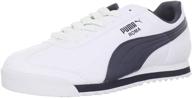 puma basic fashion sneaker leather men's shoes and fashion sneakers logo