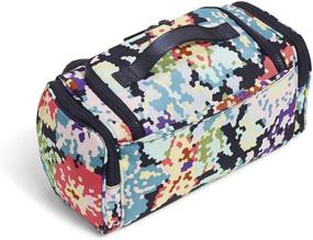 img 1 attached to Сумка-органайзер Vera Bradley Large Travel Cosmetic Makeup 👜 - сумка для косметики для путешествий для женщин из переработанного материала Lighten Up ReActive.