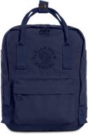 fjällräven re kånken mini midnight blue логотип