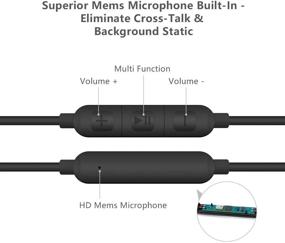 img 1 attached to AGVEE 32-битные наушники USB-C 384 КГц, тип-С наушники, проводные наушники с микрофоном (Микрофон) Ultra Bass Audifonos для Samsung S21 S20, Note 20 10, iPad Pro, Google Pixel, Red