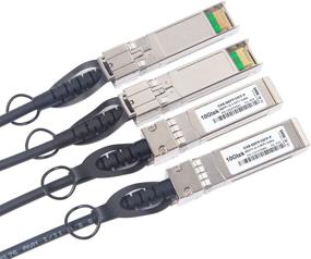 img 1 attached to 40G QSFP To 4XSFP Breakout DAC - 40GBASE-CR4 Passive Direct Attach Copper Twinax QSFP To SFP Cable For Juniper QFX-QSFP-DACBO-1M Devices