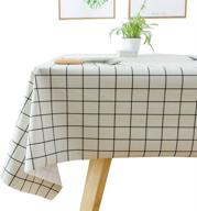 🍽️ chizoya rectangle tablecloth: stylish and durable for kitchen and dining логотип