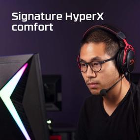 img 2 attached to HyperX Spectre 1st Edition - Очки для игр с защитой от синего света и УФ-лучей, ацетатная оправа, линзы антибликового покрытия, микрофибровый чехол, жесткий чехол, квадратная оправа в сером цвете