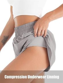 img 3 attached to 🏃 Blooming Jelly Women's Quick-Dry Running Shorts with Pockets: Stay Active and Stylish!