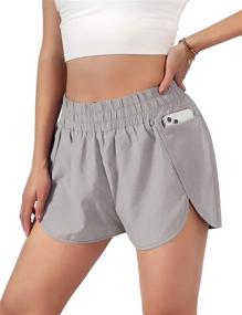 img 4 attached to 🏃 Blooming Jelly Women's Quick-Dry Running Shorts with Pockets: Stay Active and Stylish!