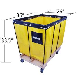 img 3 attached to 🛒 Higood Basket Utility Carts