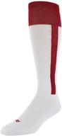 🧦 men and youth double play baseball stirrup over-the-calf team performance sock by sof sole - 2 pairs logo