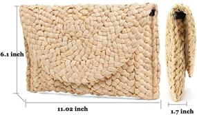 img 1 attached to Stylish Clutch Handbag Envelope Wallet for Women's Summer Fashion - Handbags & Wallets