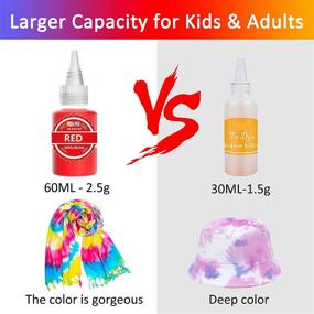 img 3 attached to AGQ Pastel Tie Dye Kit - 18 Colors Rainbow DIY Fabric Dye for Kids & Adults, Water Based One Step Tye Dye Set for Boys Girls Birthday Party - T-Shirt, Sweatshirt, Textile, Dress, Socks, Hoodie