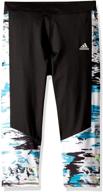 adidas girls capri legging black girls' clothing logo