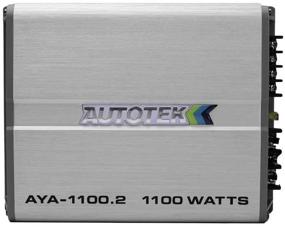 img 3 attached to 🚗 Усилитель для автомобильного аудио Autotek AYA-1100.2 серии Alloy 2 канала (серебристый) - класс A / B, 1100 Вт, встроенное управление басами, переменный электронный кроссовер.