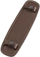 billingham sp40 leather shoulder pad - rich chocolate tone for enhanced comfort and style logo