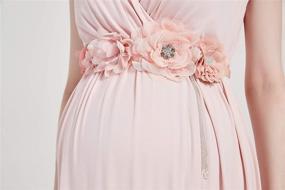 img 2 attached to Pregnancy Maternity Crystal Tassel Wedding Women's Accessories