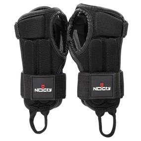 img 4 attached to 🔒 NoCry Wrist Brace: Soft Support for Carpal Tunnel, Roller Derby, and Snowboarding - Lightweight, Protective Wrist Guards in Size Medium