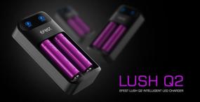 img 2 attached to 💡 Efest LUSH Q2 Интеллектуальный зарядное устройство с светодиодным индикатором для литиевых IMR 3.6V и 3.7V аккумуляторов - улучшенный SEO