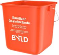 byld sanitizing cleaning bucket - 3 quart, red: the ultimate solution for effective cleaning and sanitization logo