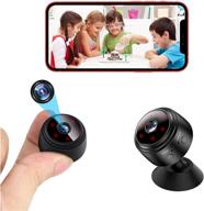 📷 wireless hidden spy camera: mini wifi nanny cam for home security, baby monitor, surveillance - live feed, motion detection, night vision - remote viewing via phone app logo