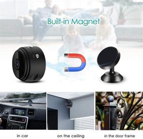 img 1 attached to 📷 Wireless Hidden Spy Camera: Mini WiFi Nanny Cam for Home Security, Baby Monitor, Surveillance - Live Feed, Motion Detection, Night Vision - Remote Viewing via Phone APP