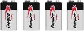 img 1 attached to Energizer E522 Max Alkaline 9V Battery - Pack of 4