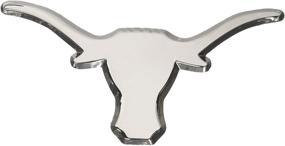 img 1 attached to Enhanced 3D Chrome Metal Auto Emblem - Elektroplate University of Texas Longhorn