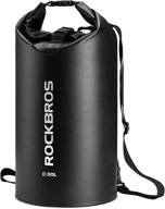 🎒 rockbros waterproof dry bag backpack: perfect for kayaking, beach, boating, rafting, fishing, and swimming - available in 2l, 5l, 10l, 20l, and 30l sizes логотип