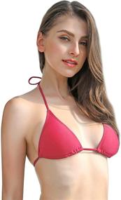 img 4 attached to Ocean Blues Light Support Bathing Triangle Women's Clothing