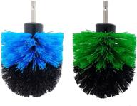 2-pack cone drill powered beast brush attachment - optimal for 🧼 bathroom, kitchen, shower, grout, auto detailing, rims, and more - effective cleaning solution logo