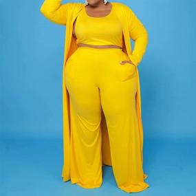 img 3 attached to 👗 Women's Plus Size Sweatsuit Sets in Jumpsuits, Rompers & Overalls - Women's Clothing