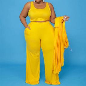 img 1 attached to 👗 Women's Plus Size Sweatsuit Sets in Jumpsuits, Rompers & Overalls - Women's Clothing