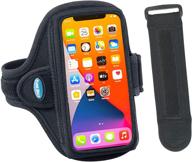 📱 premium tune belt ab91 armband for iphone 12/12 pro, 11, 11 pro max, xs max, xr, galaxy s10 s20 s10+ s20+ and note 10 10+ 20 plus - ideal for running & working out (includes ex3 armband extender) logo