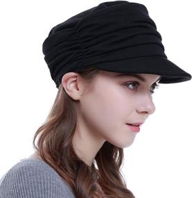 img 3 attached to 👒 Stylish Fashion Hat Cap with Brim Visor for Women, Perfect for Everyday Wear - HatsCity