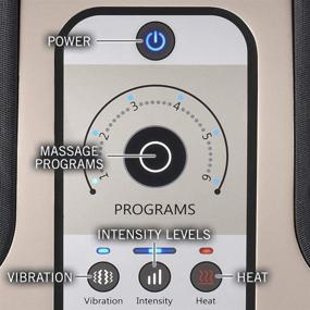 img 3 attached to 🦶 Массажер для ног и икр HoMedics Therapist Select 2.0: катание, вибрация, нагрев, 6 программ, регулируемый угол наклона, съемные подкладки для стирки и многое другое!