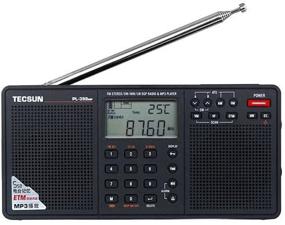 img 3 attached to Tecsun PL398MP DSP Digital AM/FM/LW Shortwave Radio: Dual Speakers & MP3 Player, Black - The Ultimate Audio Solution