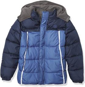 img 3 attached to 🧥 Stylish and Warm: iXtreme Boys' Colorblock Puffer Jacket