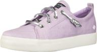 sperry lavendar medium little girls' shoes: stylish and comfortable footwear for girls logo