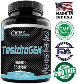 img 1 attached to TestdroGen Advanced Testosterone Booster: Optimal T-Levels, Estrogen Blocker, Strength, Anti-Aging, Well-Being (60 Servings)