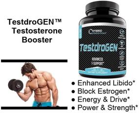 img 3 attached to TestdroGen Advanced Testosterone Booster: Optimal T-Levels, Estrogen Blocker, Strength, Anti-Aging, Well-Being (60 Servings)