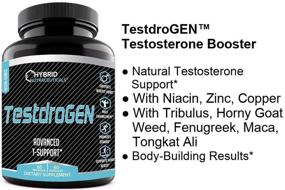 img 2 attached to TestdroGen Advanced Testosterone Booster: Optimal T-Levels, Estrogen Blocker, Strength, Anti-Aging, Well-Being (60 Servings)
