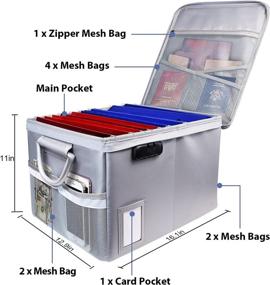 img 2 attached to 🔥 Secure Your Documents with a Fireproof Document Box File Organizer