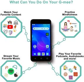 img 2 attached to 📱 G-Mee Play: The Ultimate Kids' Android Smart Device with Bluetooth, WiFi, and Parental Controls