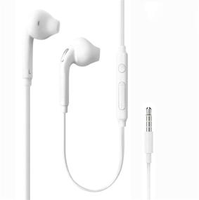 img 1 attached to 🎧 Moona (2 Pack) Headphones Replacement for Samsung Galaxy S9 S8 S7, Note 8 9, LG G6 G7, Pixel XL 2 3, HTC U11 U12, Moto Z2 Z3, OnePlus 5 6, Xiamoi Mi7 - Earphones Headset Earbuds with Mic