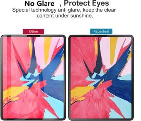 img 2 attached to 📱 [2 Pack]Like Paper Screen Protector for iPad Air 4 (10.9 inch,2020) & iPad Pro 11 (2021/2020/2018), Absone Like Paper Matte PET Film - Drawing/High Touch Sensitivity/No Glare/Scratch Resistant, Compatible with Apple Pencil